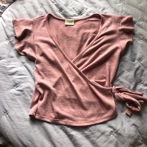 pink tie shirt